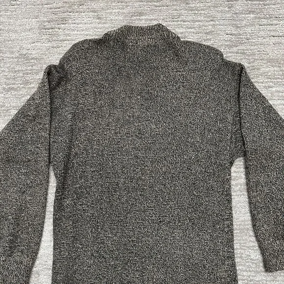 VTG Horchow Sweater Dress Womens 6 Brown Lambswool Blend Classic Long Sleeve - Picture 6 of 11